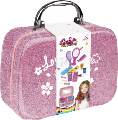 Set bukurie Madej Beauty, shkumsa ngjyrues për flokë, me kuti me zinxhir, shumëngjyrësh