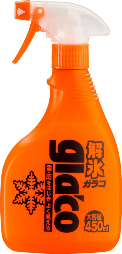 Shkrijes akulli për xhama SOFT99 Glaco 04165, solucion spërkatës, 450ml, transparent