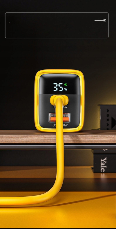 Karikues muri Wekome WP-U25, 35W GaN, USB-C PD edhe USB-A, i bardhë