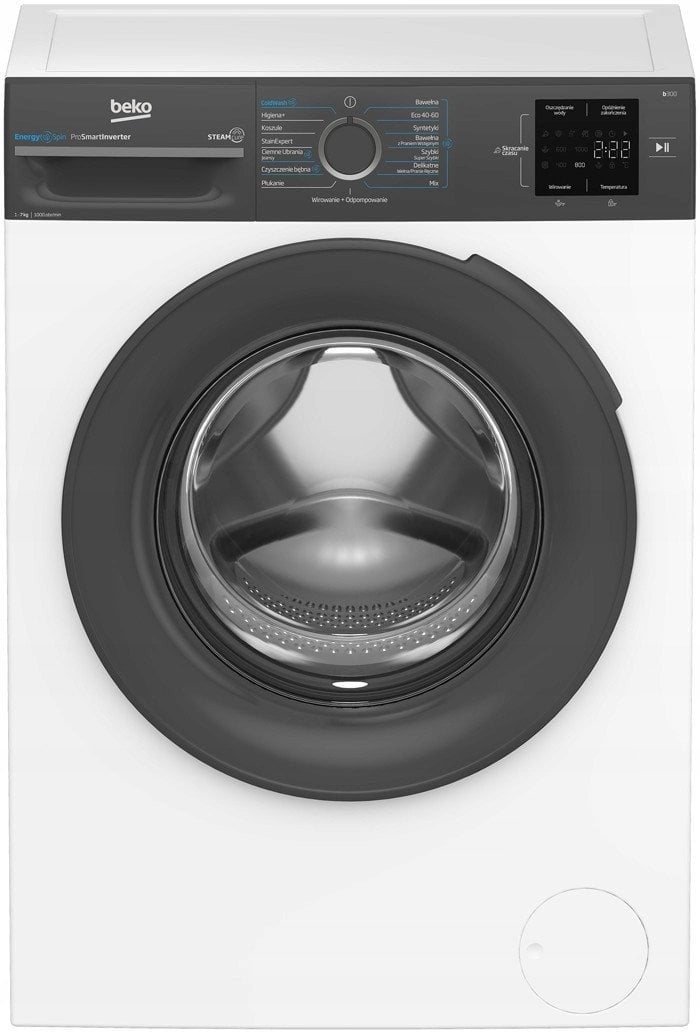 Lavatriçe Beko BM3WFSU37015WAR, 7kg, 1200 rpm, e bardhë