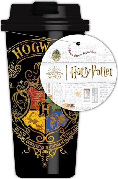 Termus Harry Potter Colourful Crest, çelik inox, me kapak me vidë, shumëngjyrësh