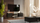 Kabinet TV Cama Meble FELLINI Black, 180x40x60 cm, me dyer PUSH TO OPEN, i zi