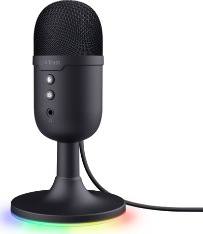 Микрофон Труст GXT 234 Јуникс, USB, за гејминг, црн