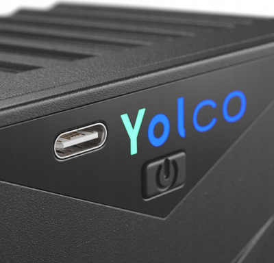 Модуларна батерија за фрижидер Yolco SC4B, 15600mAh, со ЛЕД, црна