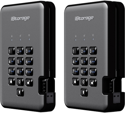 Hard disk i jashtëm iStorage DiskAshur PRO2, 5TB, USB 3.2, i zi