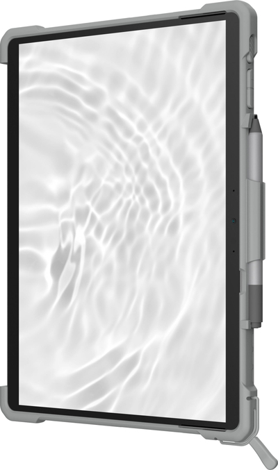 Këllëf tablet Urban Armor Gear Plasma Healthcare, për Microsoft Surface Pro 9, me mbështetëse, i bardhë gri