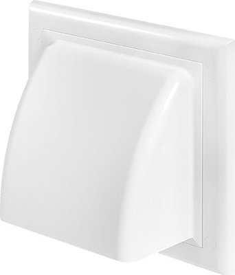 Kapak ventilimi Awenta KO125-30, fi 125mm, plastikë ABS, i bardhë