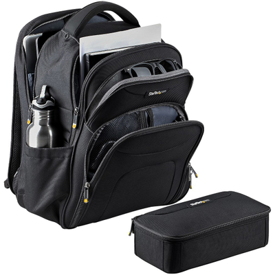 Ранец за лаптоп StarTech.com NTBKBAG156, 17.3", со футрола за аксесоари, црн