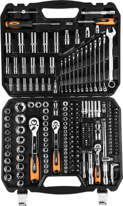 Set çelësash Neo 08-671, 1/2 '', 3/8 ", 1/4 "
