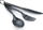 Set takëmesh GSI Outdoors 3 Pc Ring Cutlery, 3 copë, plastikë pa BPA, gri