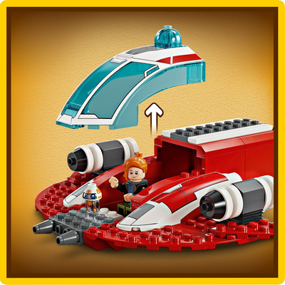 Set ndërtimi LEGO Star Wars Crimson Firehawk 75384, 136 pjesë, nga 4 vjeç
