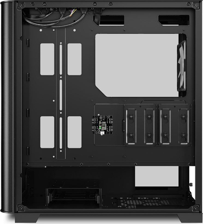 Куќиште за компјутер Sharkoon M30 ARGB, Црна, Midi Tower