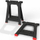 Kavalet pune Qbrick System Work Sawhorse Duo, set 2 copë, kapacitet 350 kg, i zi