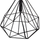 Llambë tavoline Geilo HM7416, metal PVC, 48.5 cm, e zezë