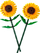 Set LEGO Botanicals 40524 Sunflowers, dekorativ, shumëngjyrësh