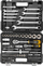 Set veglash JCB 82EL, 82 copë, çelik krom vanadium, në kuti plastike