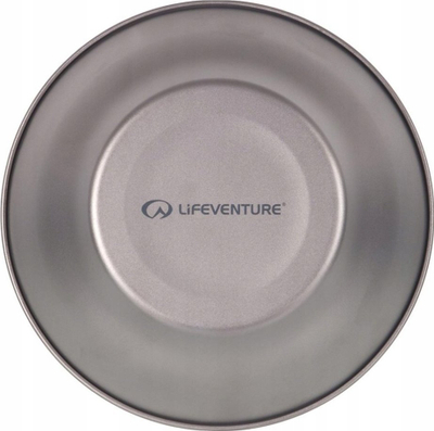 Piata kampingu Lifeventure Titanium Bowl, titan i lehtë, s’merret me ndryshk, gri