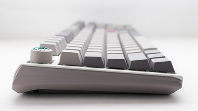 Tastierë gaming Ducky One 3 Mist Grey, mekanike MX Brown, RGB LED, gri