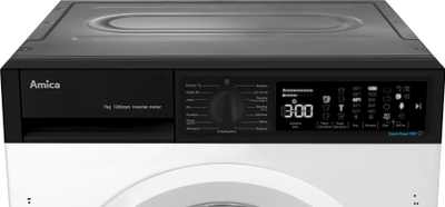 Lavatriçe Amica WABIC 712ALiStO, 7 kg, 1200 rpm, e bardhë