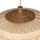 Llambë tavani cilindrik sisal 80×80×45 cm (HM7790)