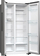 Frigorifer Gorenje NRR9185EAXL, side by side, 550L, inox argjendi
