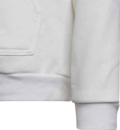 Bluzë me kapuç Adidas Entrada 22 Hoody Jr HG6303, për kalamaj, e bardhë