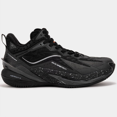 Atlete basketbolli Joma Lithium 25, për meshkuj, qafë e lartë, të zeza