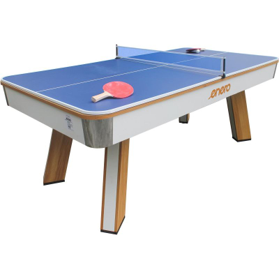 Tavolinë loje Enero 6ft, 3 në 1 pingpong edhe bilardo, shumëfunksionale, e bardhë dru