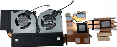 Modul ftohje laptopi Acer 24.Q59N2.001, me dy ventilatorë, bakër, i zi