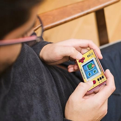 Konzolë portative lojërash ORB Retro Portable, ekran i integruar, e bardhë