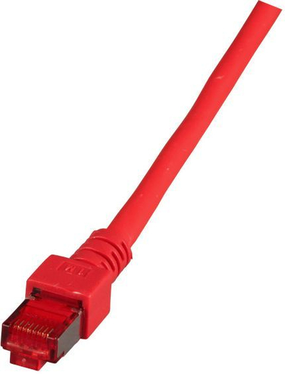 Kabllo EFB Patchcord, S / FTP, Cat.6, 0.25m, e kuqe
