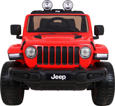 Makina elektrike për fëmijë Jeep Wrangler Rubicon 4x4, me bateri, sedilje eco leather, jeshile