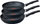 Set tiganësh Mg Home Thermo Sensor, 3 copë, alumini, teflon, i zi