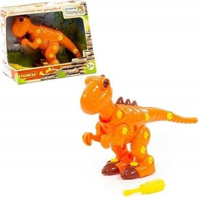 Lodër ndërtuese Wader Polesie Tyrannosaur, 40 copa, shumëngjyrëshe
