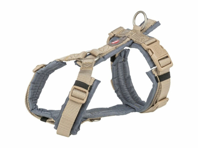 Set qafe me shirit Trixie Premium Trekking, XL, 80-97x2.5cm, ngjyrë taupe grafit