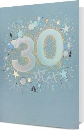 Kartolinë urimi Birthday Card 30, formati B6, me zarf