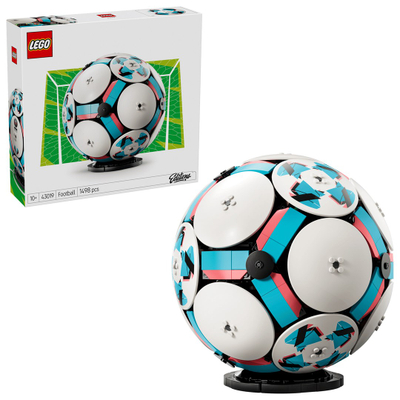 Set ndërtimi LEGO Editions 43019 Soccer Ball, dekorativ