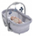 Кревет 5во1 Chicco Baby Hug Pro, прилагодлив, со играчки, сив Earl Grey