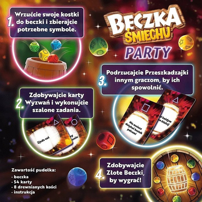 Lojë me shoqni Trefl Laughter Party Barrel, mbi 13 vjeç, shumëngjyrëshe