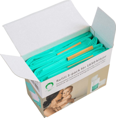 Refill për kosh pelena Luna Bambini, 16L, biodegradueshme, aromë e lehtë