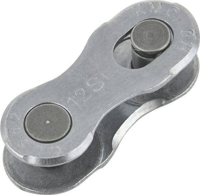 Zinxhir biçiklete KMC X12, 12 marshe, Silver Black