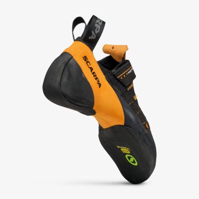 Këpucë ngjitje Scarpa Instinct VS, nr 39, me Velcro, portokalli me të zezë