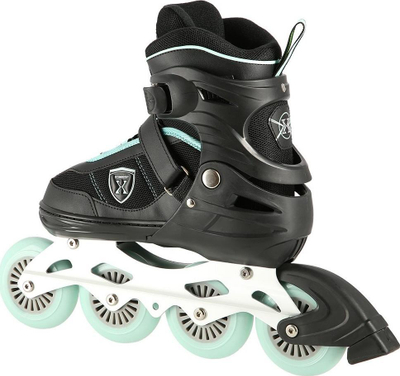 Patina inline Nils Extreme NA19088 Menthol, rregullueshme 31-34, rrota PU 82A, e zezë mentol