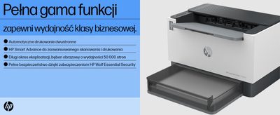 Printer lazer HP LaserJet Tank 2504dw, A4, WiFi, i bardhë