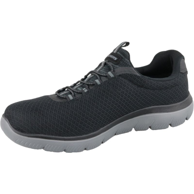 Atlete për burra Skechers Summits M 52811 BKCC, slip on, të zeza