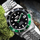 Orë për meshkuj Invicta Pro Diver Automatic 29177, e argjendtë/gjelbër