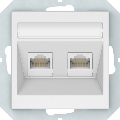 Prizë kompjuteri Vilma QR1000, 2 porta RJ45 CAT6e UTP, e bardhë matte