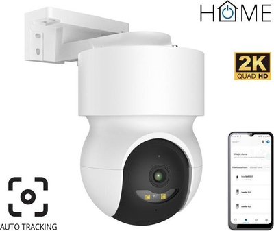 Kamera iGET HOME CS8, 2K, WiFi, IP65, e bardhë