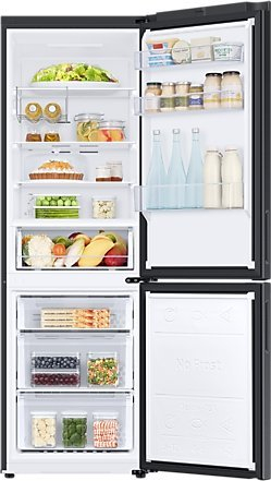 Frigorifer Samsung RB33B612FBN/EF, ngrirës poshtë, No Frost, ngjyrë e zezë