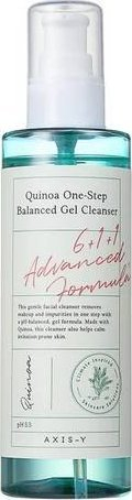 Гел-пенлив чистач за лице AXIS-Y Quinoa One-Step Balanced Gel Cleanser, 180ml, за сите типови кожа